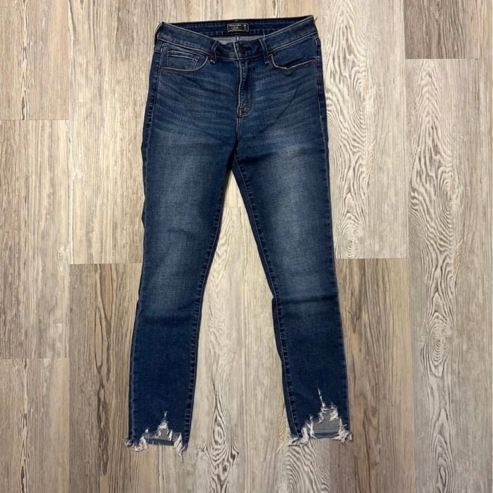 Abercrombie Mid Rise Super Skinny Ankle Jeans, Size 2R